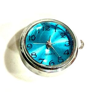 Snap button Working Watch 20mm Gingersnap  ASN20 light blue